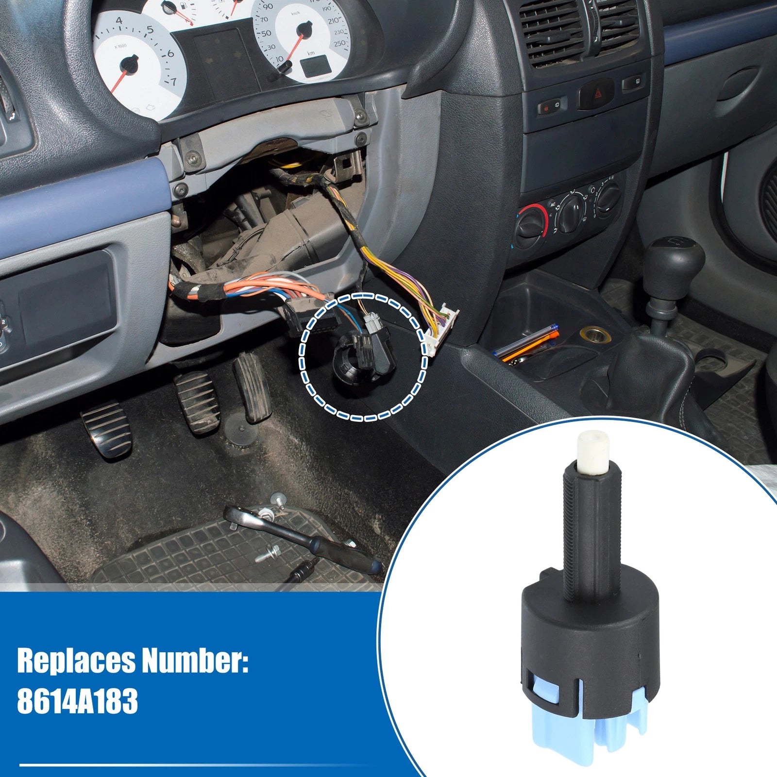 Stop Lamp Switch Assembly No. 8614A183 for Mitsubishi Lancer (2002–2017)