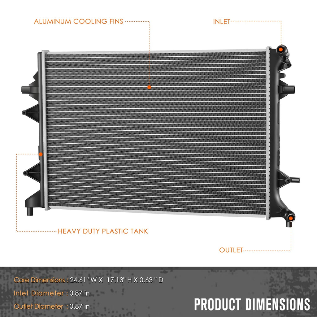 Aluminum Core Radiator for Chevy GMC C/K Pickup 1995–2000