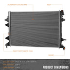 Aluminum Core Radiator for Chevy GMC C/K Pickup 1995–2000