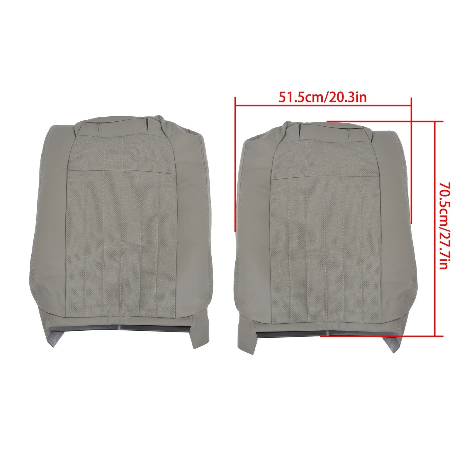 Set of 2 Leather Seat Covers for Chevy Impala SS (1994–1996)