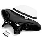 Batwing Fairing Windshield with Bracket for Harley Yamaha Honda Motorcycle
