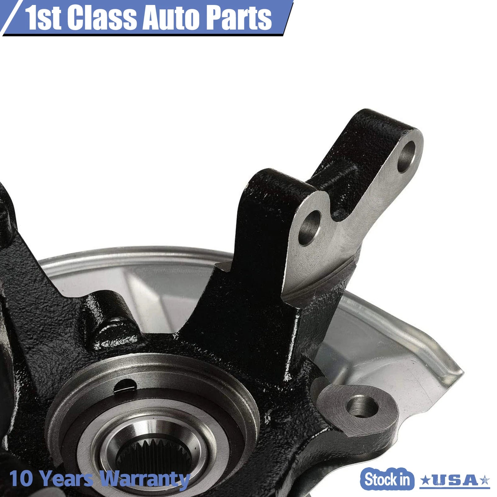 Set of 2 Wheel Hubs & Steering Knuckles for Jeep Compass Patriot (2007–2017)
