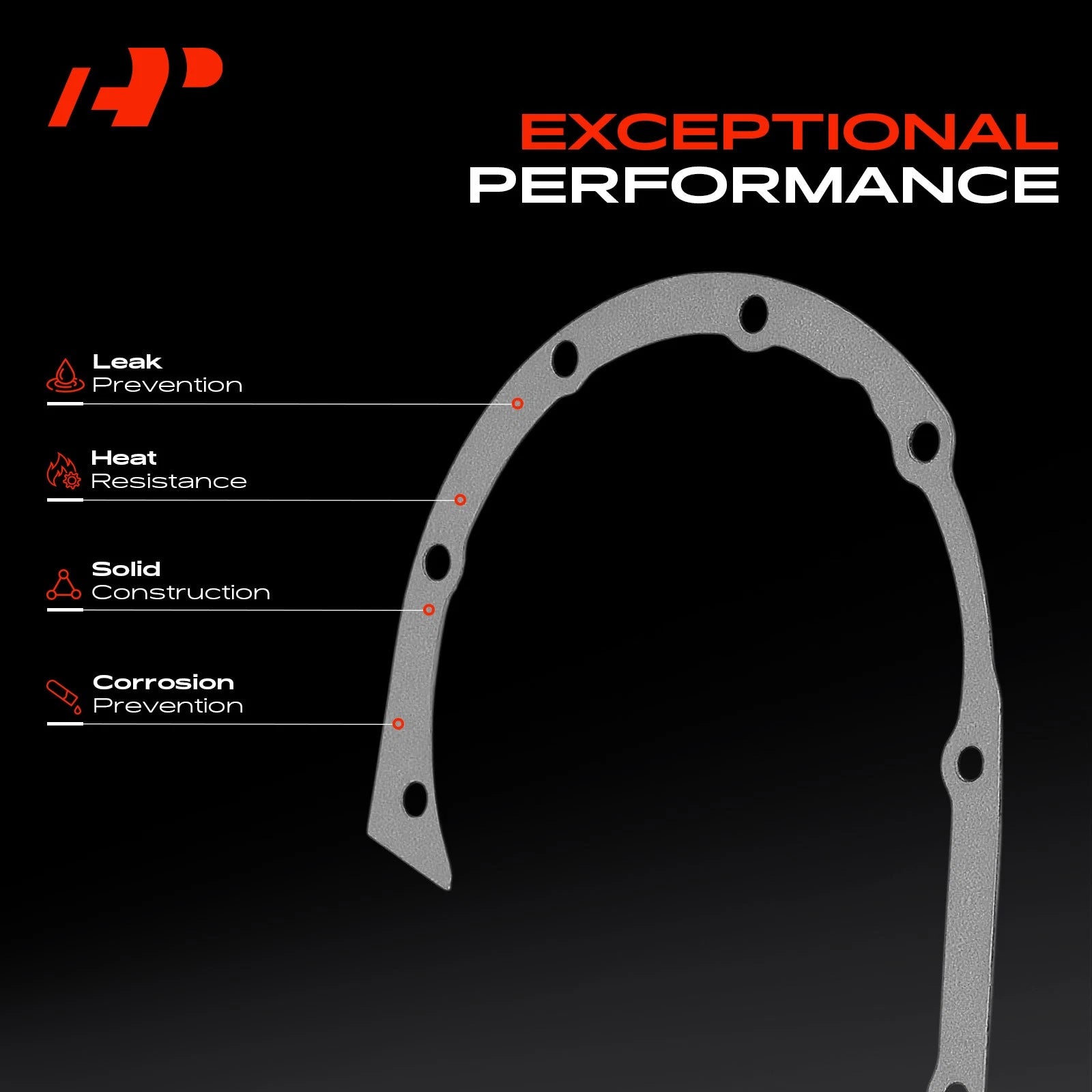 Engine Timing Cover Gasket Set for AMC Buick Checker Oldsmobile Pontiac