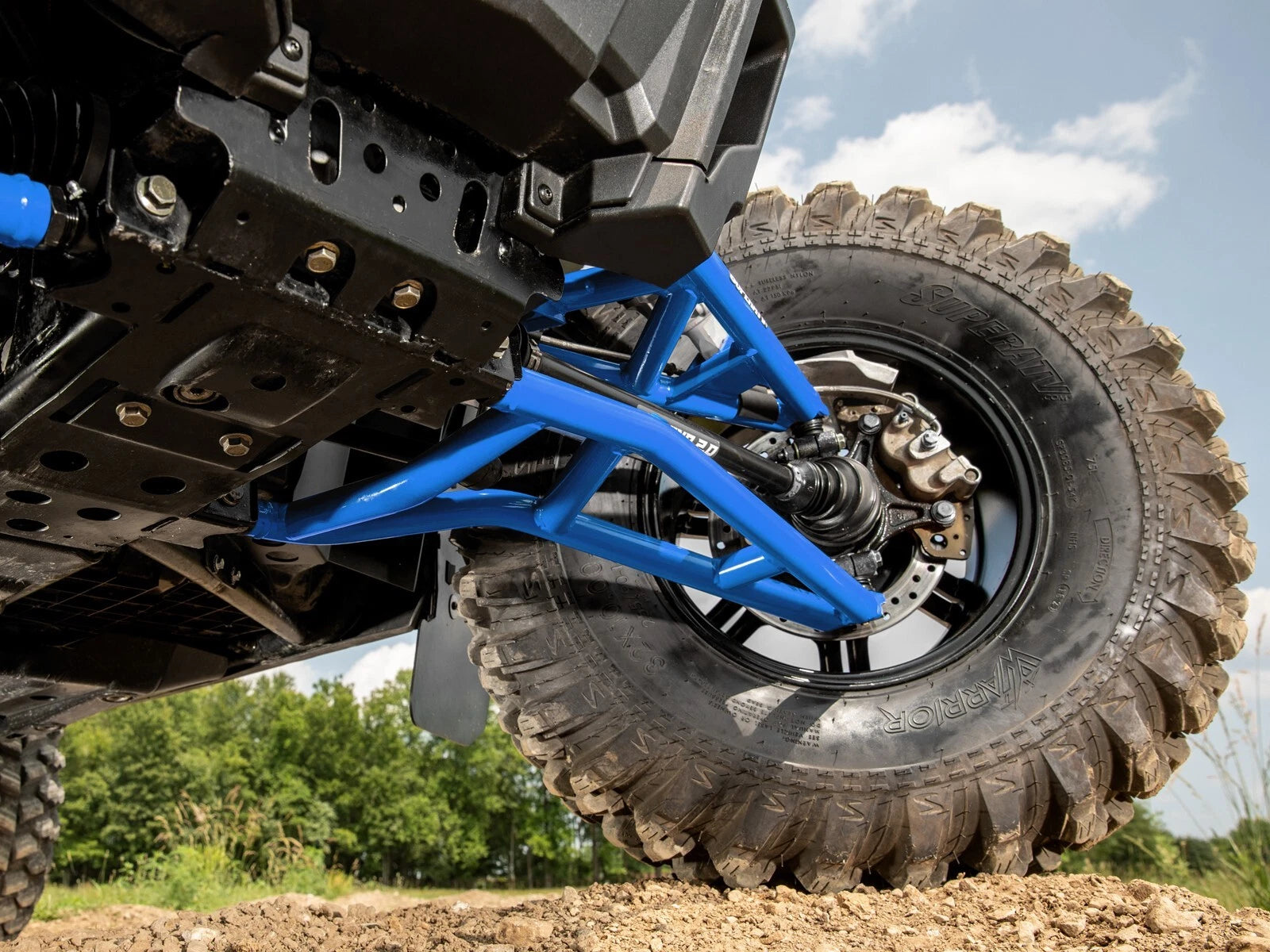 High Clearance Forward Offset A Arms for Polaris RZR XP 1000 (2014–2020) - Blue