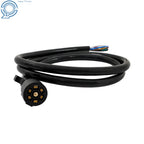 7 Way Plug Inline Trailer Cord for Heavy Duty Trailers (6 Feet)