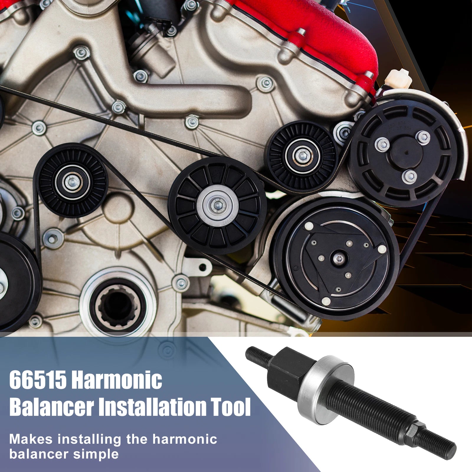 Harmonic Balancer Installation Tool for Chevy SBC BBC (66515)