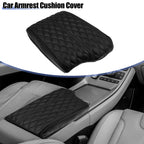 Armrest Cushion Cover for Hyundai Palisade (2020–2022) Black Faux Leather