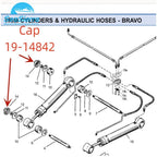 Pivot Pin End Cap for Mercruiser Alpha Gen I & Bravo (Replaces 19-14842, 18-2465-9)