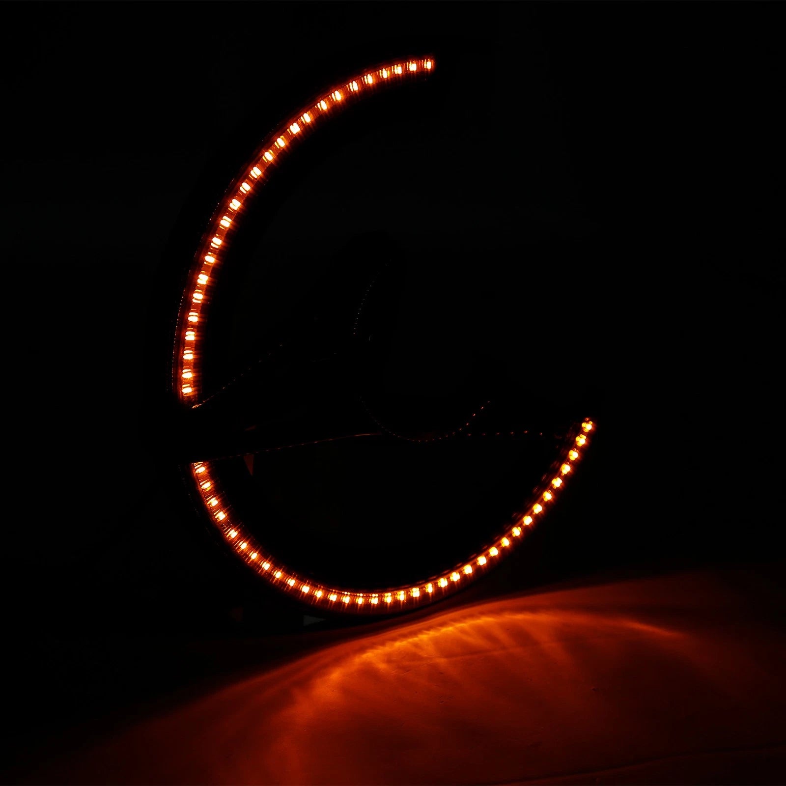 Brake Rotor Covers LED Amber Light Smoke Lens for Honda Goldwing GL1800 (2018–2025)