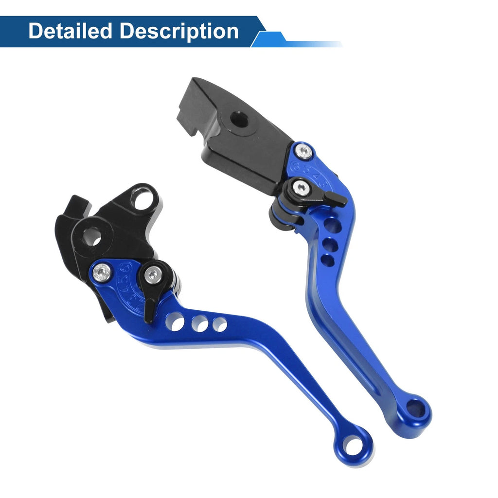 Long Brake Clutch Levers for Honda VFR1200F (2010–2014) Blue 1 Pair