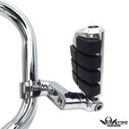 1 1/4" Wing Foot Pegs Clamps for Harley Sportster Touring Dyna