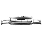 Replacement Chrome Plastic Front Grille (See compatibility Chart)