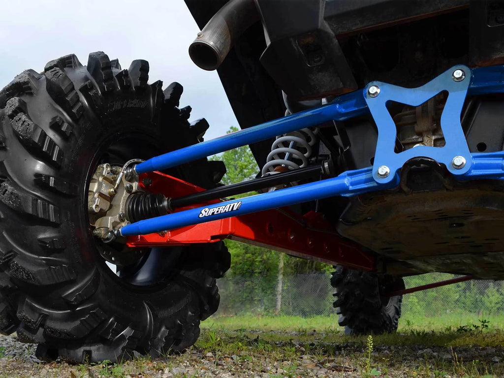 SuperATV Round Tubed Rear Radius Arms for Polaris RZR RS1 (2018–2021)