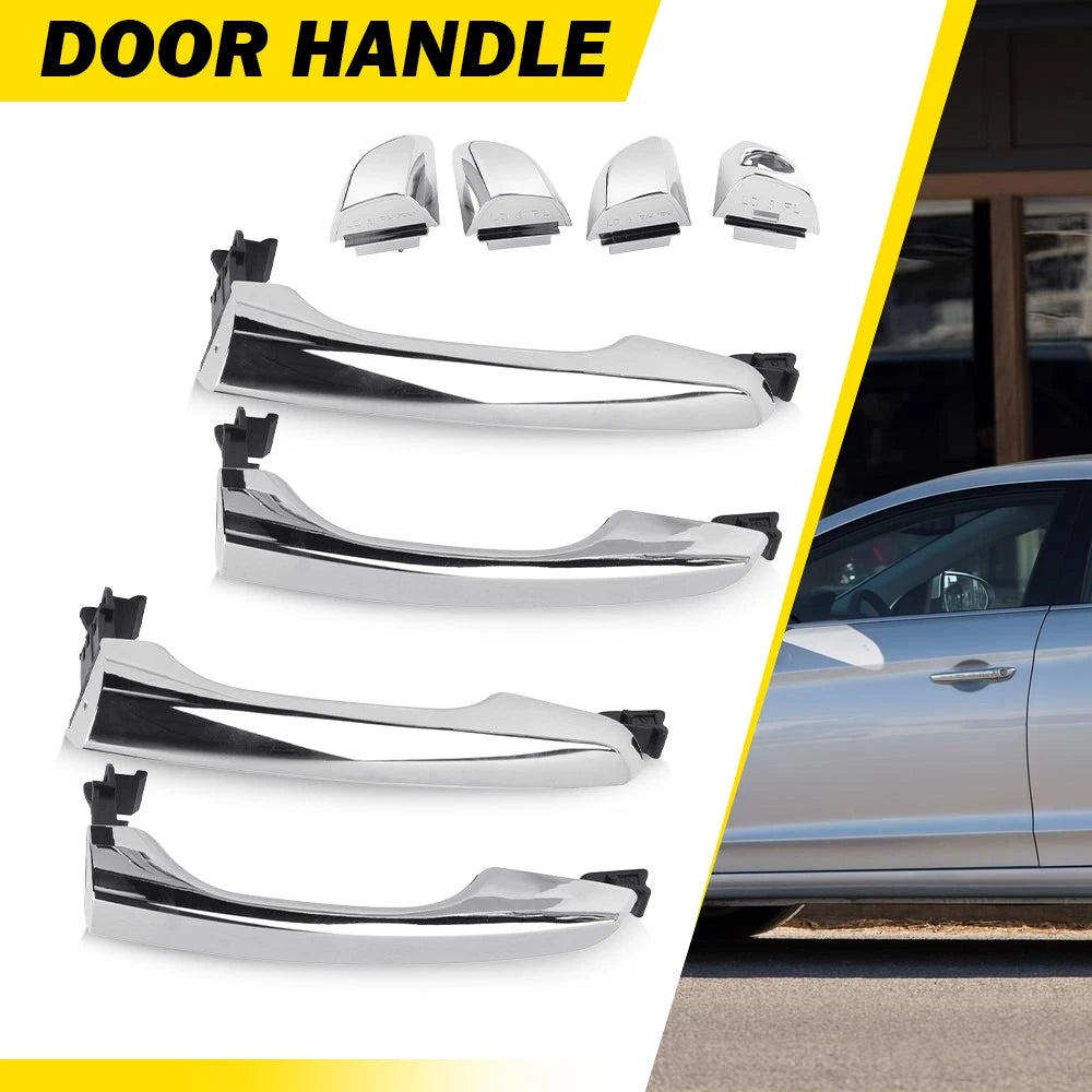 Set of 4 Door Handle Assemblies for Hyundai Elantra Sedan (2017–2020)