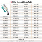 16 Pin Radio Stereo CD Player Plug Wire Harness for Kenwood KDC-7080
