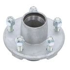 Set of 2 Trailer Hubs for 5 Bolt Axles (Hot Dipped Galvanized)