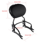 12" Backrest Sissy Bar Mount Spools for Indian Chief Dark Horse (2016–2018)