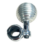 Steering Wheel Spinner Suicide Knob for Universal Fit Aluminum Silver (Any)