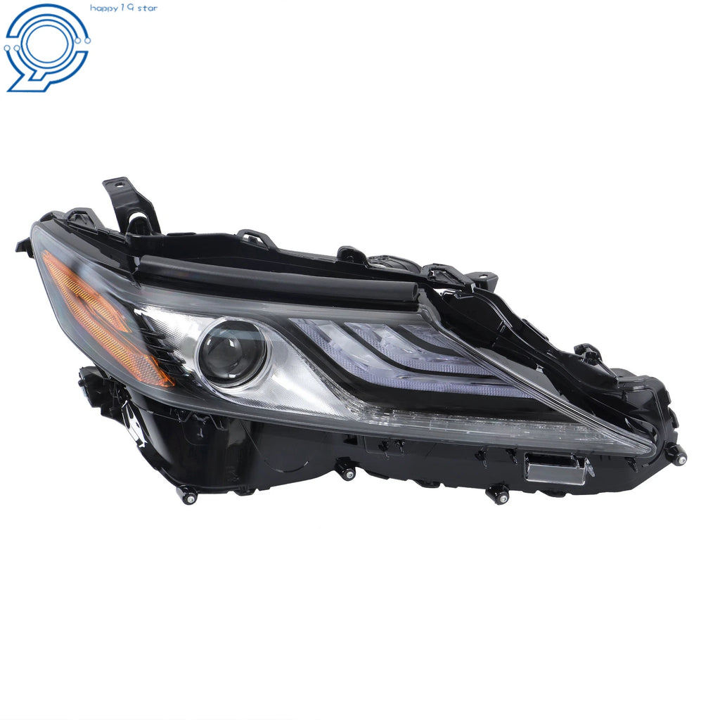 Full LED Headlight for Toyota Camry XSE XLE (2021–2022) - Black - RH Side