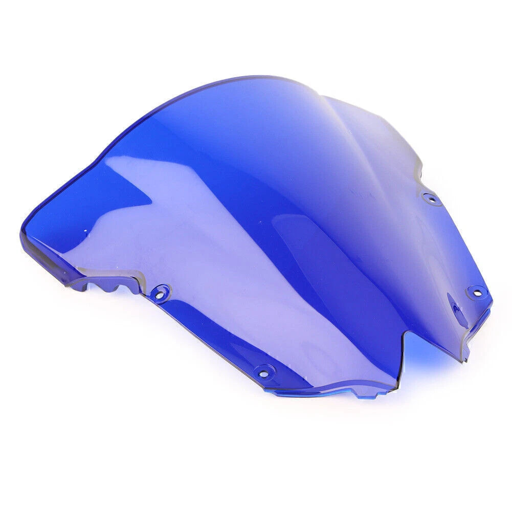 Double Bubble Windshield for Yamaha YZF R6 600 (2008–2016) - Blue