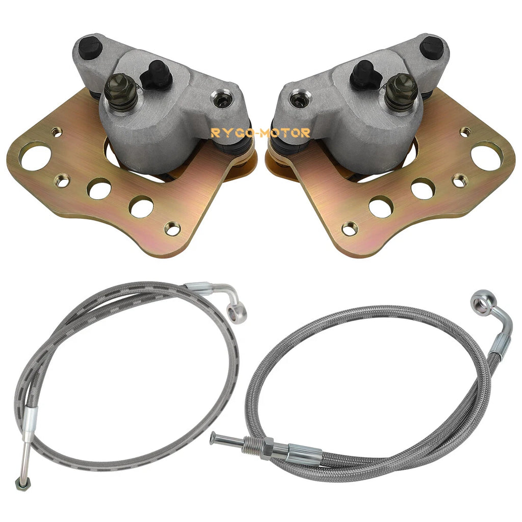Front Brake Calipers & Hose Lines for Polaris Magnum 330 ATP 330 500 (2005–2006)