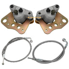 Front Brake Calipers & Hose Lines for Polaris Magnum 330 ATP 330 500 (2005–2006)