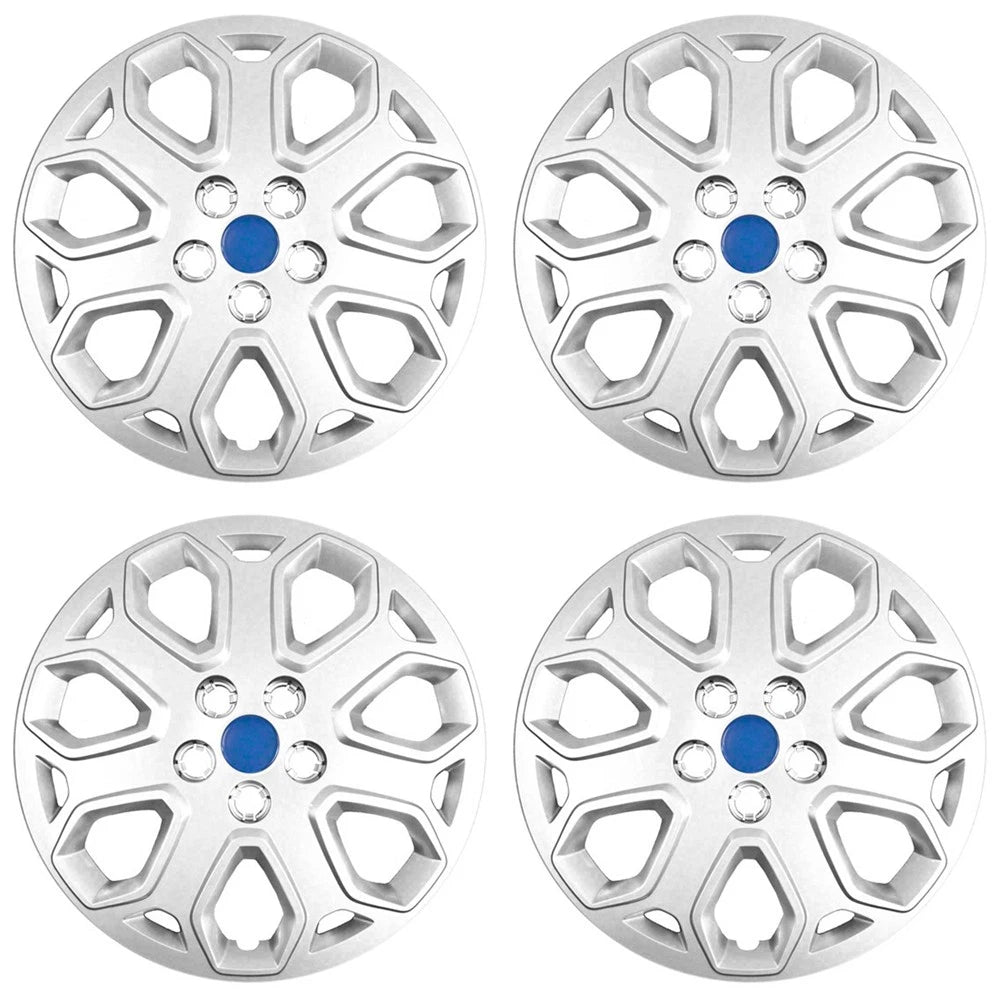 4 16" Wheel Covers Full Rim Hub Caps R16 Tire Size for 2012 2013 2014 Ford Focus