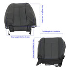 Leather Seat Cover Set for Ford Expedition (2007-2014) - Camel Black