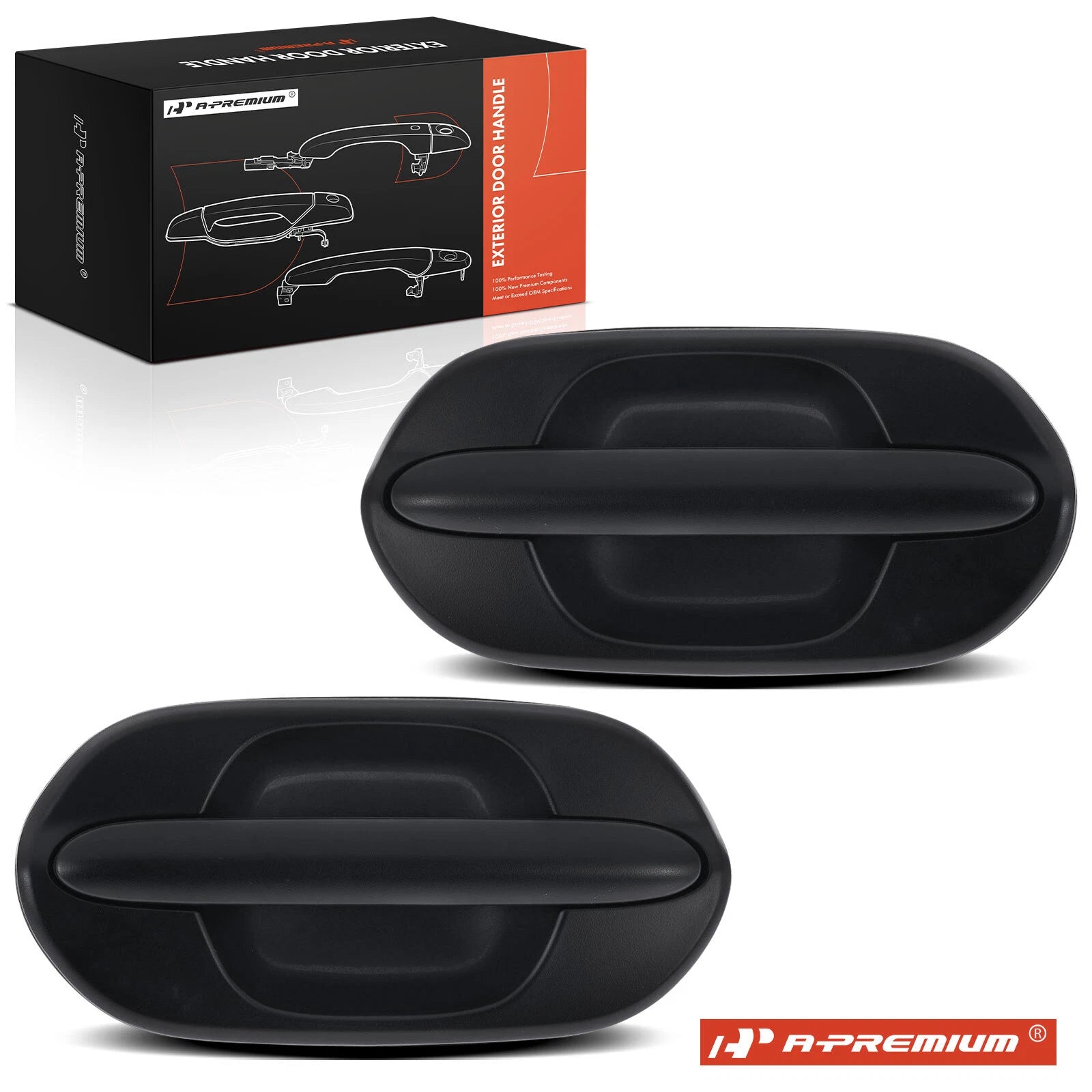 Rear Black Sliding Door Handle for Honda Odyssey (1999–2004)