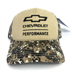 Digital Camo Hat Cap for Chevy Performance Black Bowtie Emblem Logo (One Size)