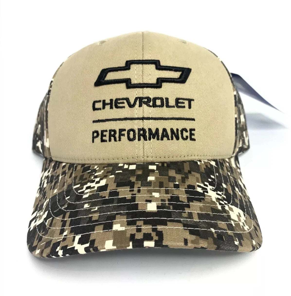 Digital Camo Hat Cap for Chevy Performance Black Bowtie Emblem Logo (One Size)