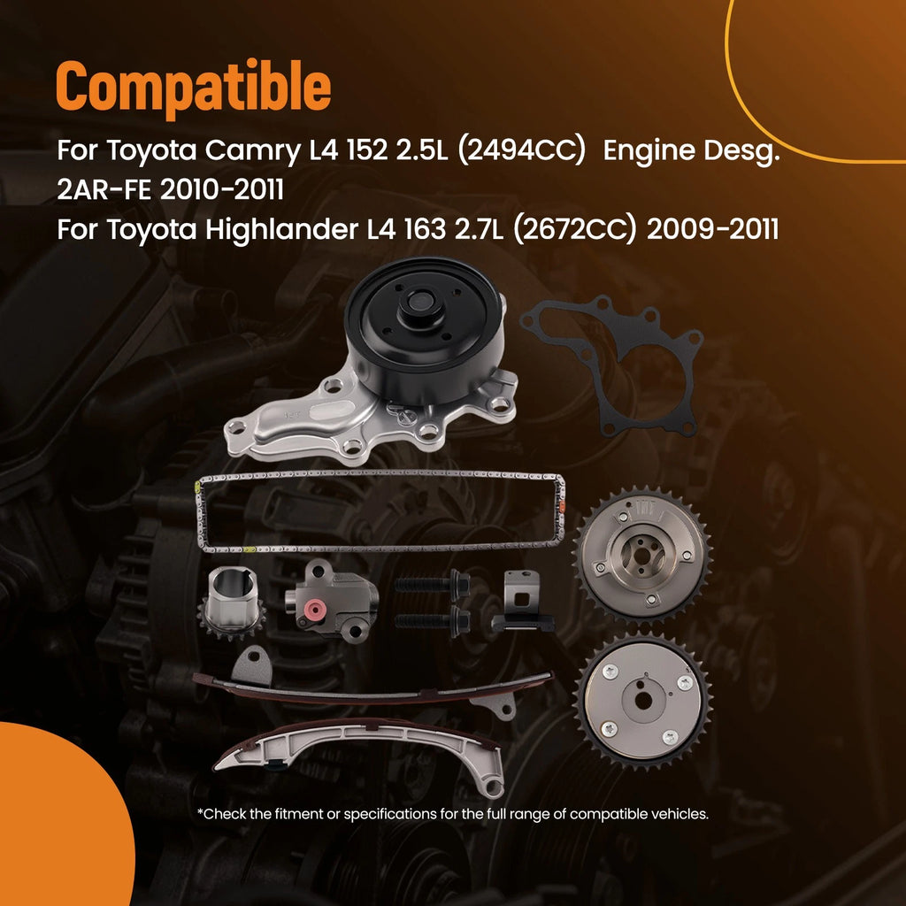 Engine Timing Chain Kit for Toyota Highlander 2.7L (2009–2011) 1356237010 151630H010