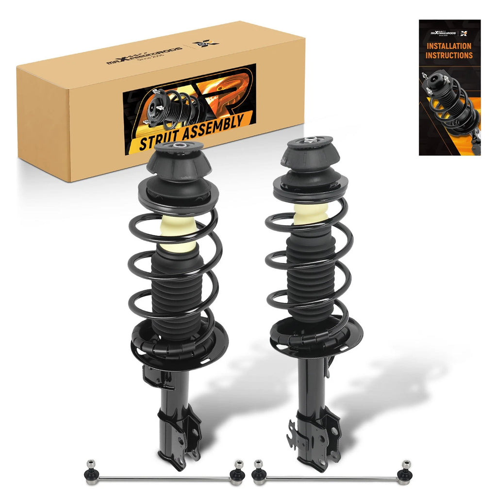 Front Struts w/ Coil Spring Sway Bar Kit for Toyota Yaris (2006–2011)