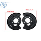 Set of 2 Brake Plates Dust Shield for Ford F-250 F-350 F-450