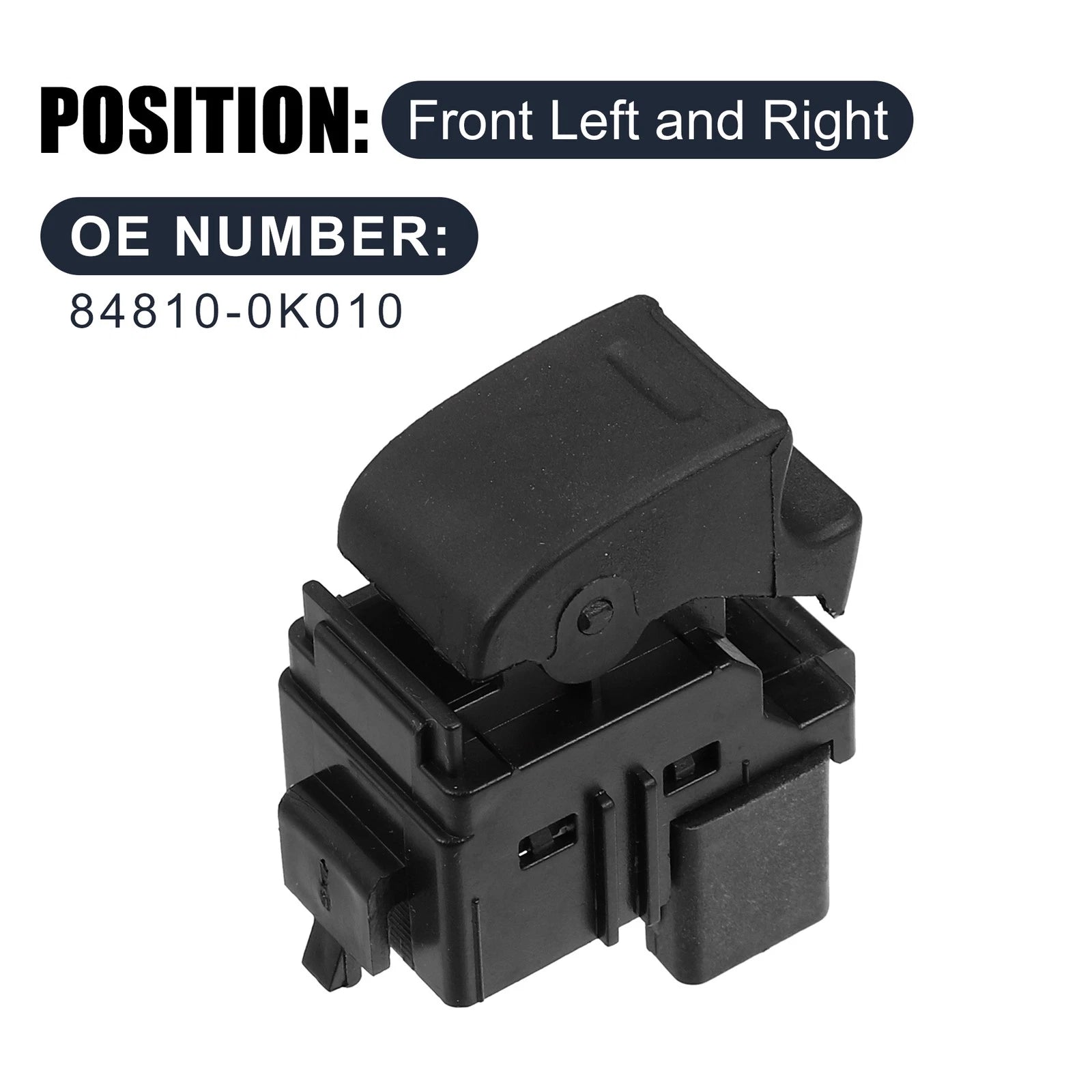 84810-0K010 Front Power Window Switch for Toyota Hilux Vigo (2004–2011)