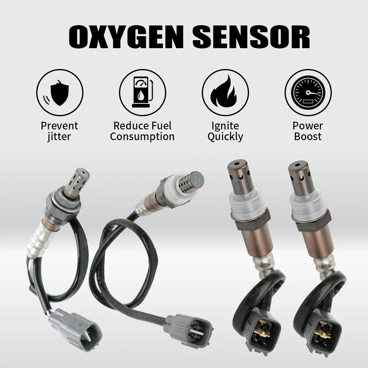 Set of 4 O2 Oxygen Sensors for Lexus Toyota (2005–2009)