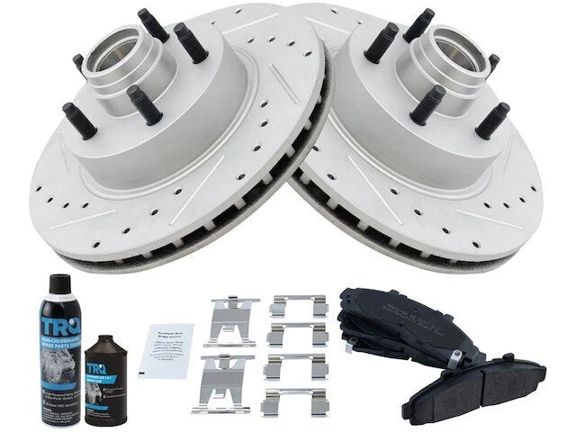 Front Brake Pad and Rotor Kit for Mazda B2300 RWD (2001–2002) WV275HT