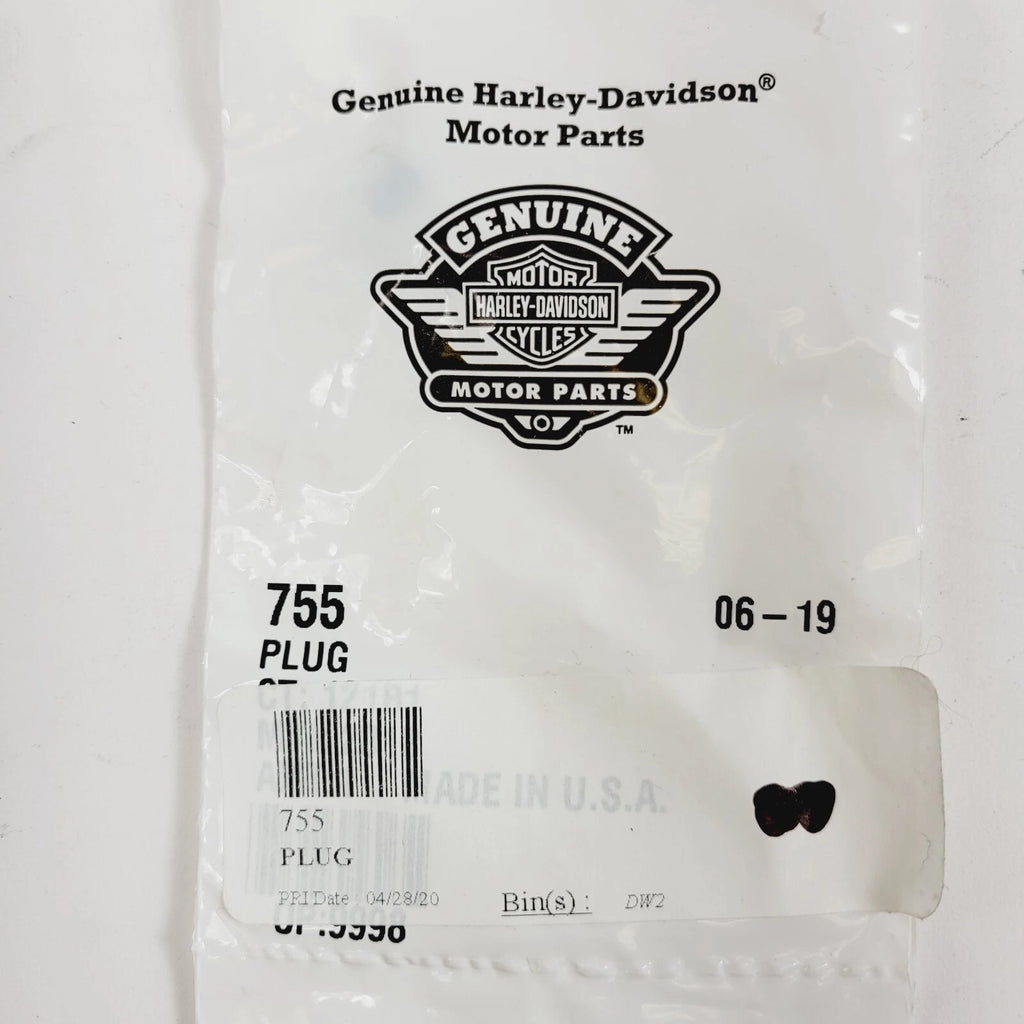 Black Hole Plug for Harley-Davidson (Fits )