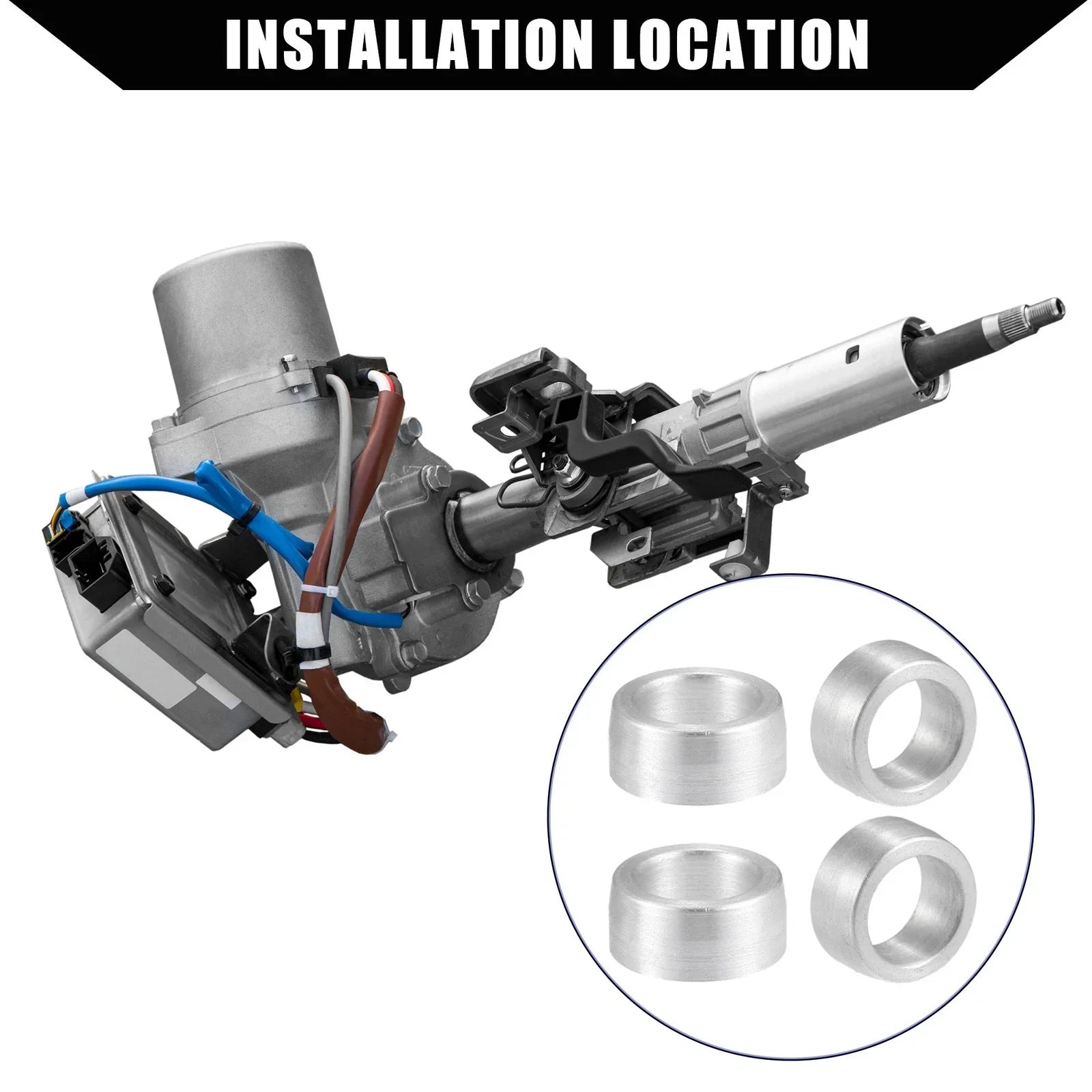 Intermediate Steering Shaft Bushings for Dodge Ram 1500 2500 (2002-2010) - 4 Pcs