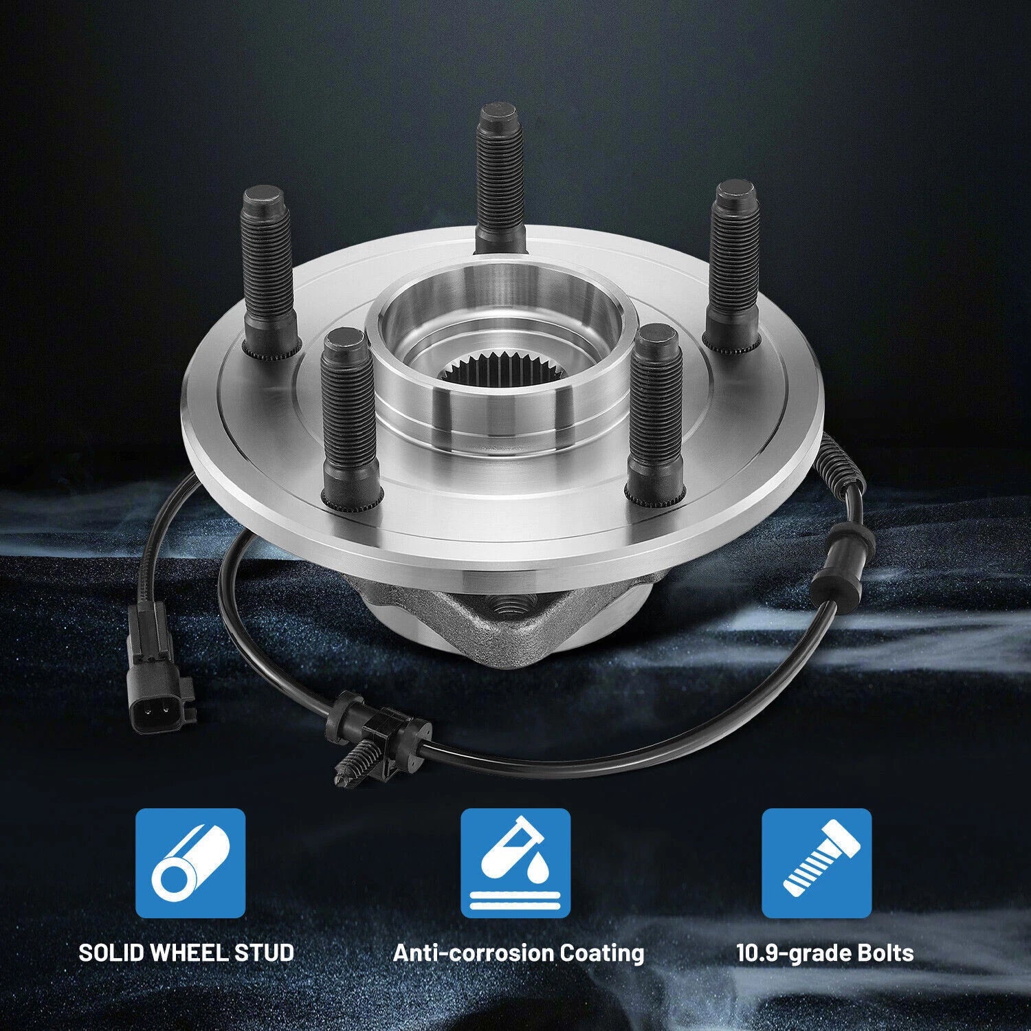 Front Wheel Bearing Hub Assembly for 2012-2018 Dodge Ram 1500 (2012-2018)