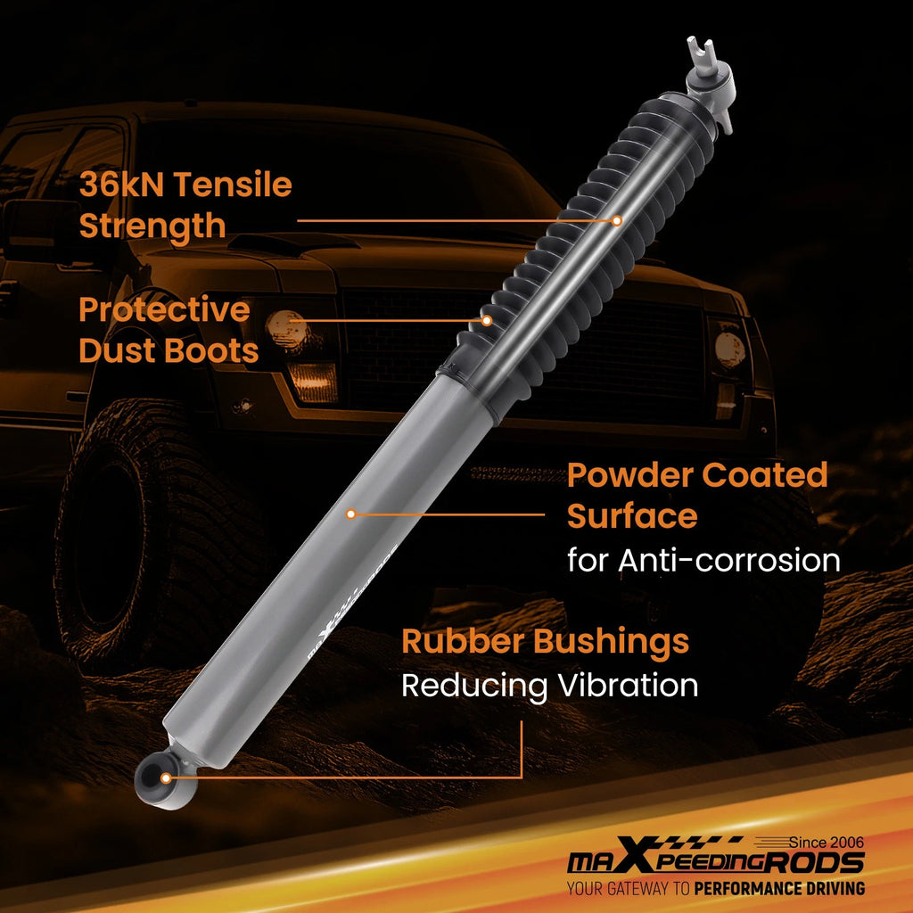 Performance Rear Shock Absorbers for Jeep Cherokee XJ (1984–2001) 4.5-6" Lift