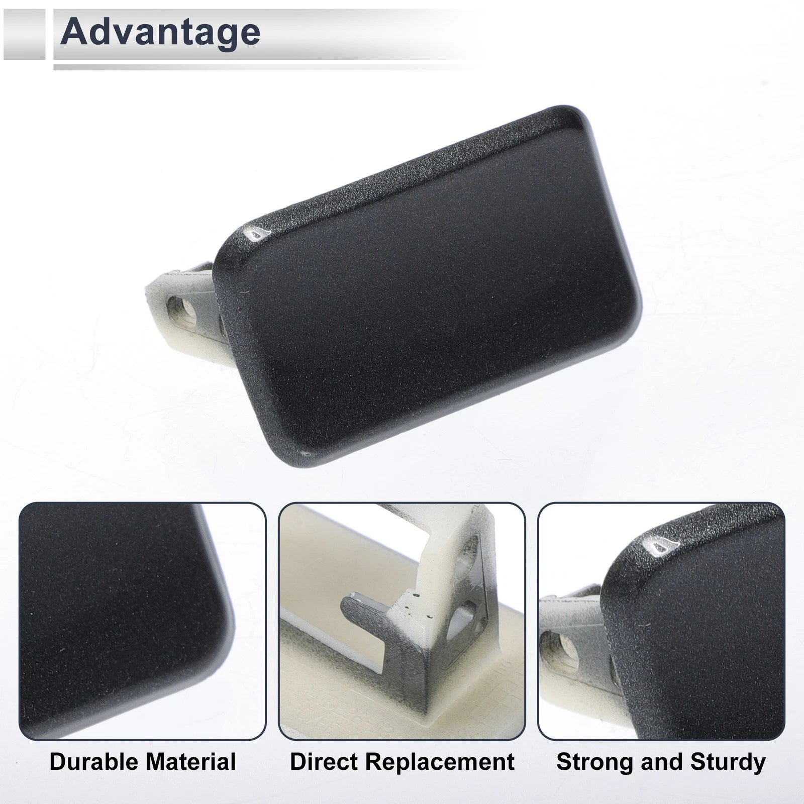Bumper Headlight Washer Nozzle Cover Cap for BMW X3 (2011–2017) Grey