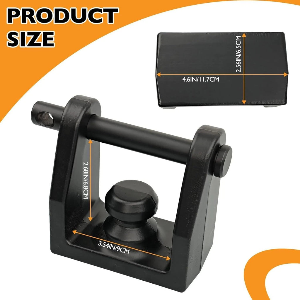 Heavy-Duty Trailer Coupler Lock for Bulldog Style Receiver