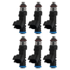 Set of 6 Engine Gas Fuel Injectors for Saturn Outlook 3.6L (2007–2008) 0280158154