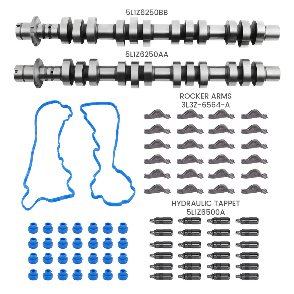 Set of 2 Camshaft Rocker Lifter Arms for Ford F-150 F-250