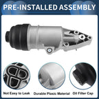 Engine Oil Filter Base Housing Assembly for Audi A4 A5 A6 Q5 Q7 S4 (2008–2020) No. 06E115405K