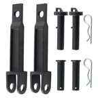 2X Tow Hook with Pull Pin & Frame Pin Kit for Peterbilt 384 386 (2007–2017)