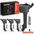 Set of 4 Ignition Coils & Iridium Spark Plugs for Buick Cascada (2016–2019)