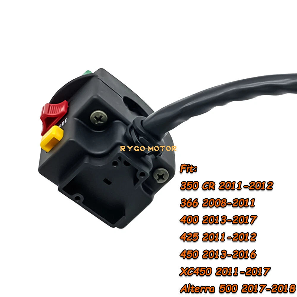 Left Handlebar Start Stop Switch Headlight for Arctic Cat ATV 366 4x4 (2008–2011)