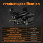 Rear Brake Caliper Handbrake for Yamaha Raptor 660 250 350 (2001–2013) w/Pads